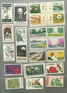 United States Commerative Single Stamp Sets 1969 Scott #1365 to #1386