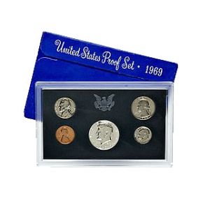 1969 United States Proof Coin Set 