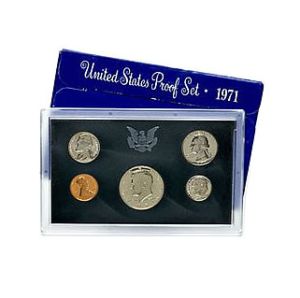 1971 United States Proof Coin Set 