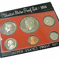 1976 6 Piece United States Proof Coin Set 