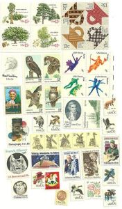 United States Commerative Single Stamp Sets 1978 Scott #1731 to #1769
