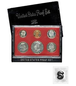 1981 United States Proof Coin Set