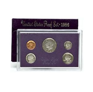 1986 United States Proof Coin Set