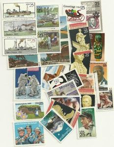 United States Commerative Single Stamp Sets 1989 Scott #2401 to #2437