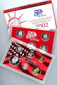 2002 United States Silver Proof 10 Coin Complete Set