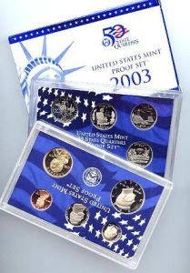 2003 United States Clad Proof 10 Coin Complete Set