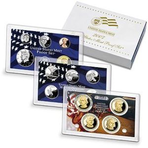 2007 United States Clad Proof 14 Coin Complete Set