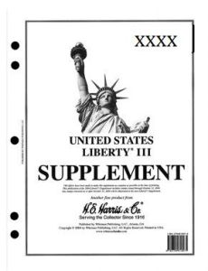 2015 Harris Liberty 3 Supplement for U.S. Postal Stationary