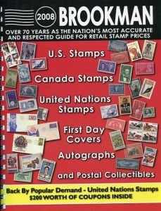 Close Out 2008 Brookman US Stamp Catalog Spiral Bound