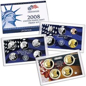 2008 United States Clad Proof 14 Coin Complete Set