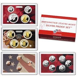 2009 United States Silver Proof 18 Coin Complete Set