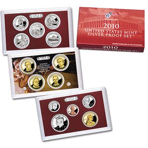 2010 United States Silver Proof 14 Coin Complete Set