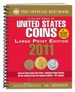 2011 Red Book of U.S. Coins Large Print Softcover