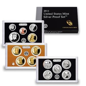 2011 United States Silver Proof 14 Coin Complete Set