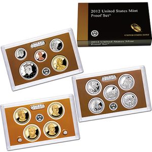 2012 United States Clad Proof 14 Coin Complete Set