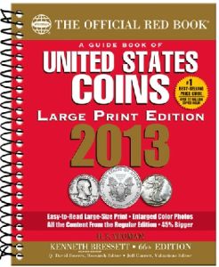 2013 Red Book U.S. Coins Large Print Softcover