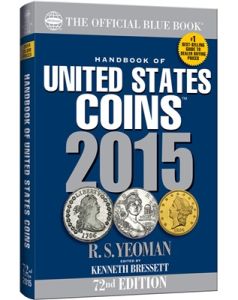 2015 Blue Book of U.S. Coins 72nd Edition Softcover