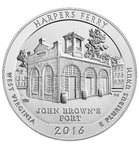 2016 P Harper's Ferry National Park Quarter