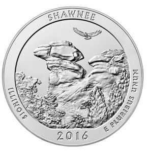 2016 P Shawnee National Park Quarter