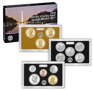2016 United States Silver Proof 13 Coin Complete Set