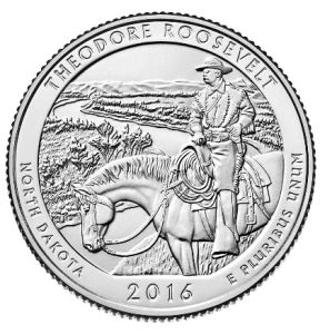 2016 P Theodore Roosevelt National Park Quarter