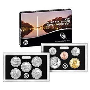 2017 United States Silver Proof 10 Coin Complete Set
