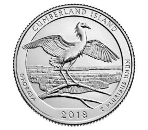2018 P Cumberland Island National Park Quarter