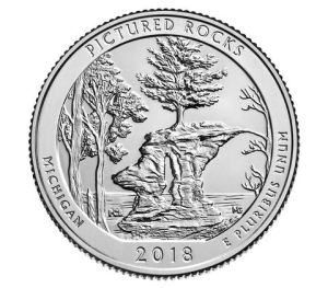  2018 D Pictured Rocks National Park Quarter