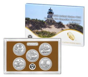 2018 United States Clad Proof 5 Coin National Park Quarter Set