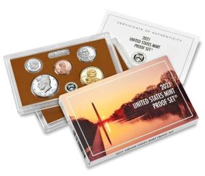 2021 United States Clad Proof 7 Coin Complete Set 