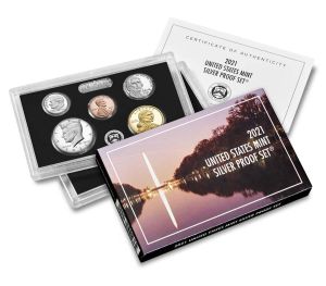 2021 United States Silver Proof 7 Coin Complete Set 