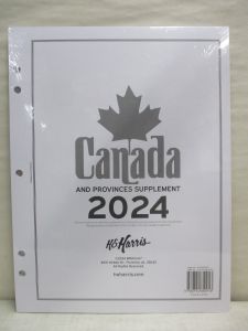 NEW 2024 Harris Canada Stamp Supplement