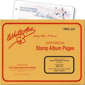 White Ace Supplement US Migratory Bird Stamps Singles 2023-2024 "MIG24"