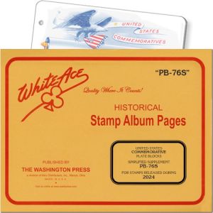 White Ace Supplement US Commemorative Plate Blocks Simplified 2024 "PB76S"