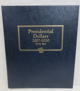 Presidential Dollars Type Set 2007-2020 (1 coin per type) 4 page Whitman Classic Album #2183