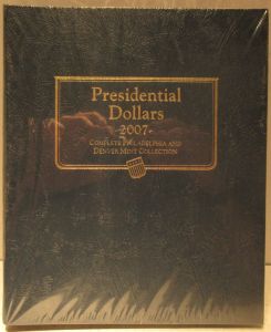 Presidential Dollars 2007-2016 P&D Mints 5 page Whitman Classic Album #2227