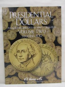 Harris Coin Folder #2278 Presidential Dollars Volume 2 P&D Mints Starting 2012