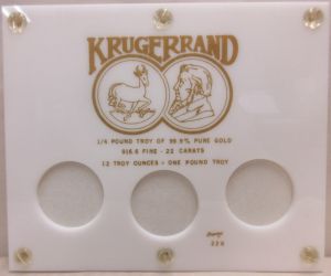 CLOSE OUT Capital #22K Krugerrand Gold WHITE