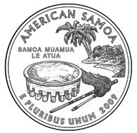 2009 P American Samoa Territorial Quarter