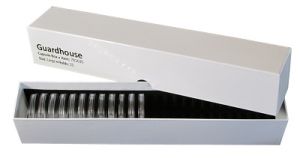 Single Row Coin Capsule Storage Box for 25 Large Round Holders 