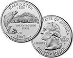 Washington State Quarter 2007 Philadelphia Mint
