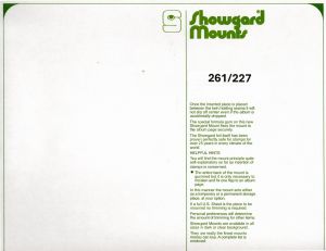 Showgard 261mm x 227mm Stamp Mount