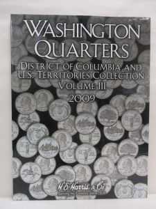 Harris Coin Folder #2640 D.C. & Territories Quarters Volume 3 2009