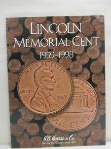 Harris Coin Folder #2675 Lincoln Memorial Cents Volume 1 1959-1998