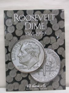 Harris Coin Folder #2685 Roosevelt Dimes Volume 2 1965-1999