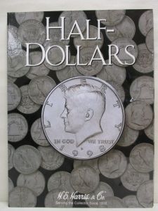 Harris Coin Folder #2698 Half Dollars Blank No Dates