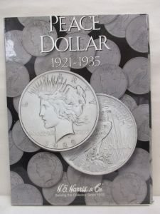Harris Coin Folder #2709 Peace Dollars 1921-1935