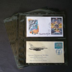 pack of 10 Supersafe First Day Cover 2-Pocket Pages 