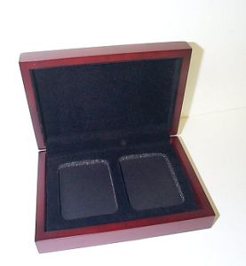 Guardhouse Universal Mahogany Style Display Box for 2 Slabs #23036