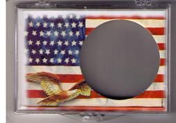 Gallery 2x3 Holder for 1oz Silver Round Patriotic